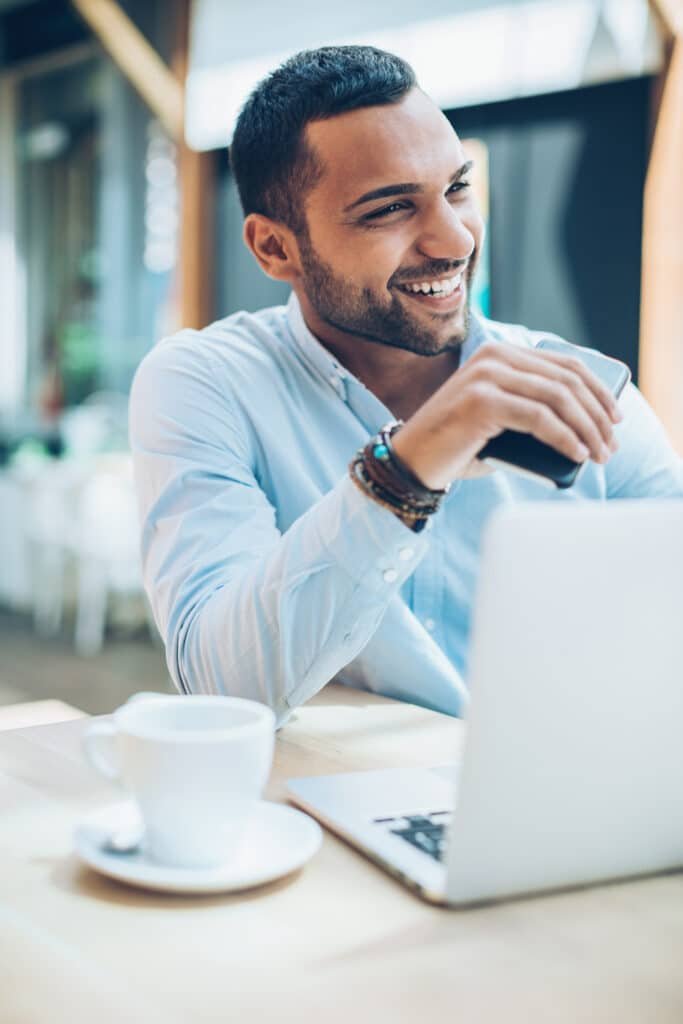 Client satisfait de son cabinet comptable